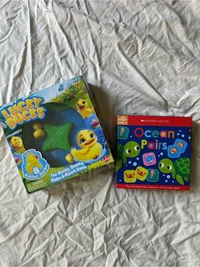 Lucky Ducks and Memory Game for Toddlers
